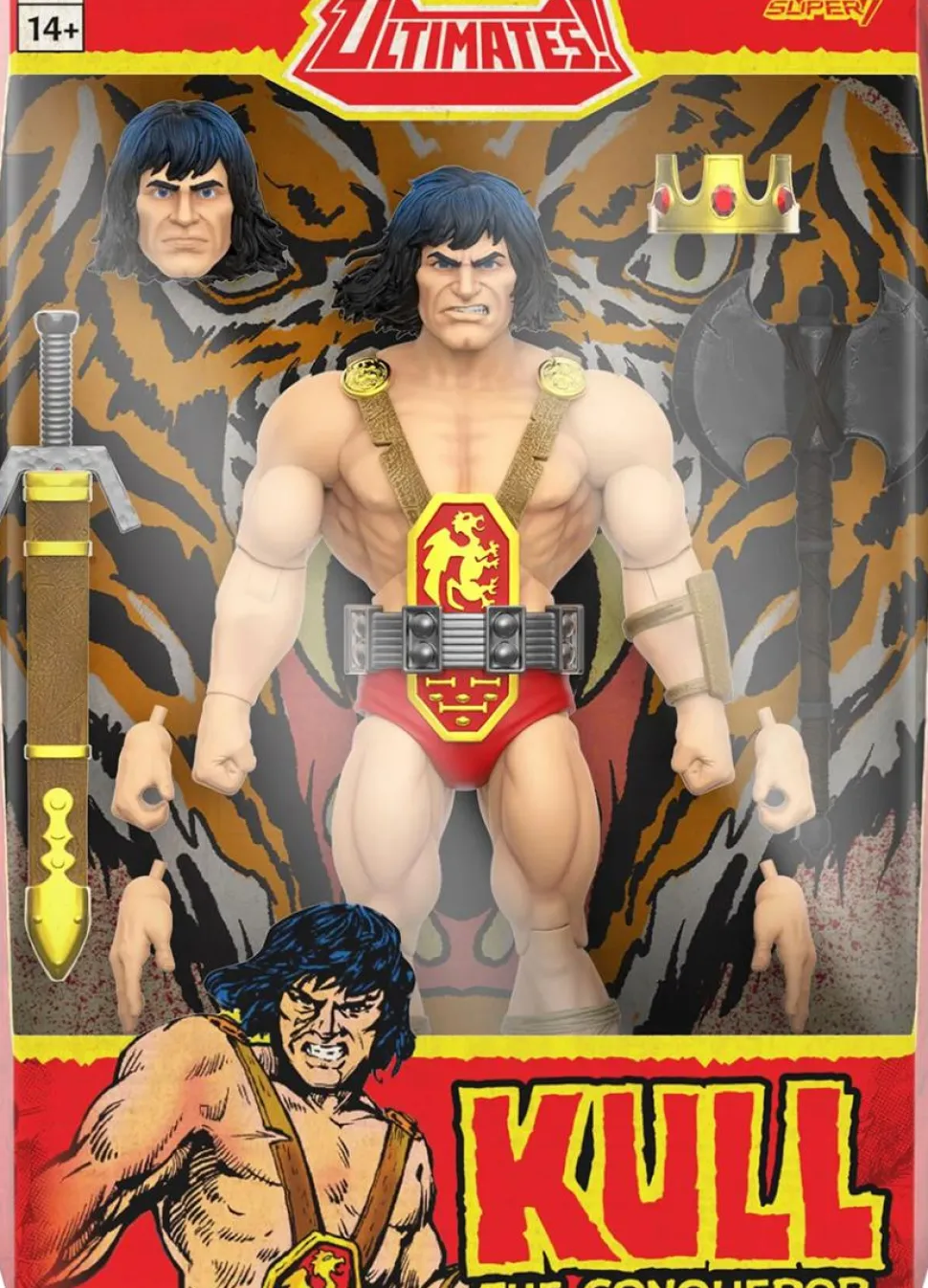 Conan the Barbarian (1970) - Conan Comics Wave 2 Ultimates! 7" Scale Action Figure Bundle (Set of 2)