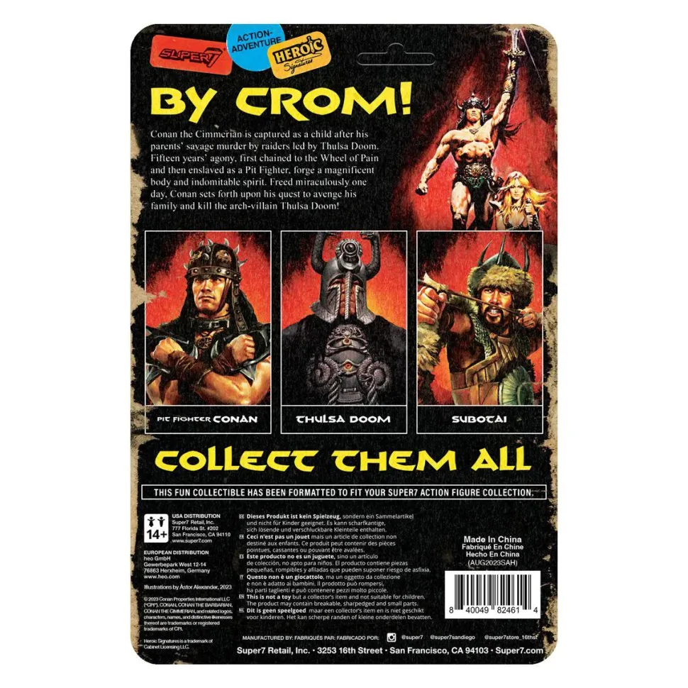 Conan the Barbarian (1982) - Subotai ReAction 3.75" Action Figure (Wave 1)