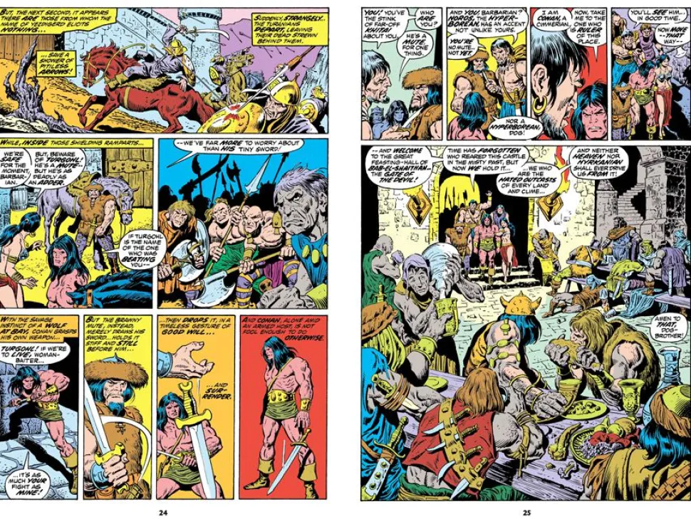 Conan the Barbarian - The Original Comics Omnibus Volume 02 Hardcover Book