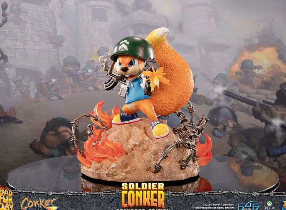 Conker’s Bad Fur Day - Soldier Conker 12” Statue
