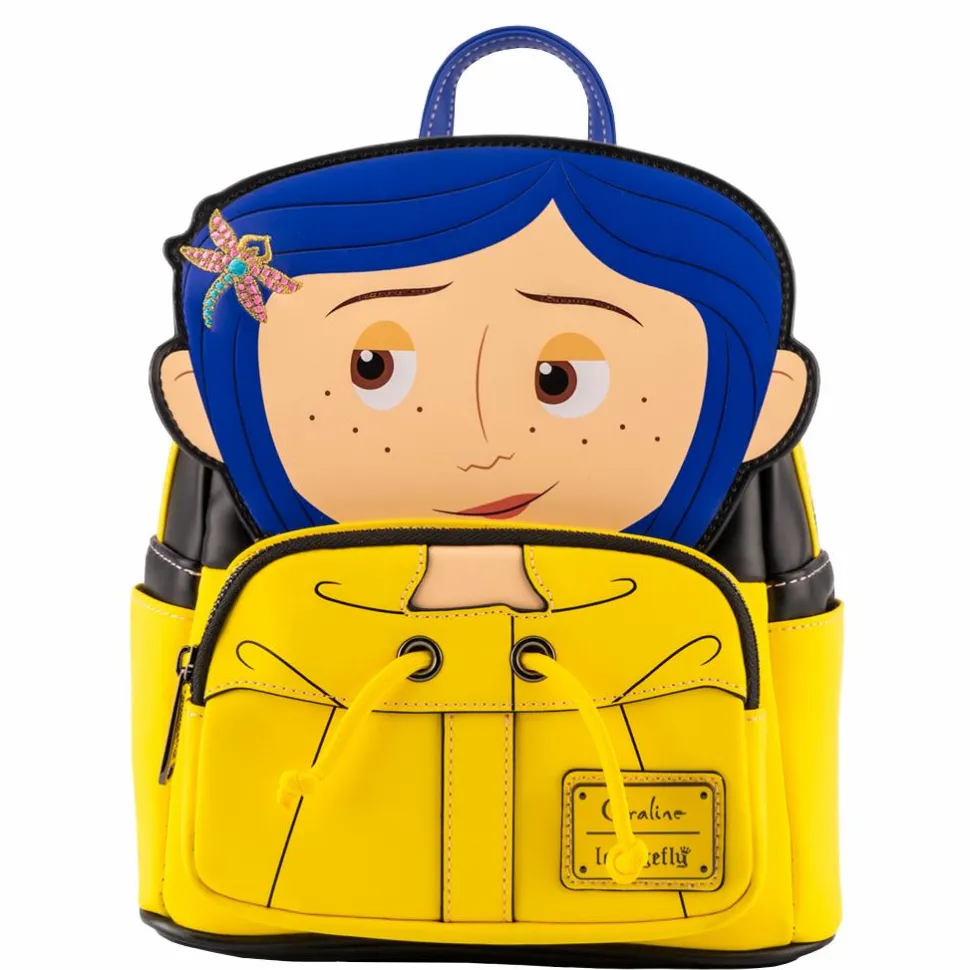 Coraline - Coraline Cosplay 10” Faux Leather Mini Backpack