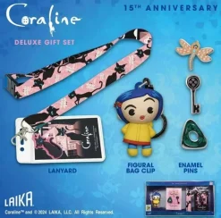 Coraline - Coraline 15th Anniversary 3D Foam Bag Clip, Lanyard and Enamel Pin Gift Set (2024 SDCC Exclusive)