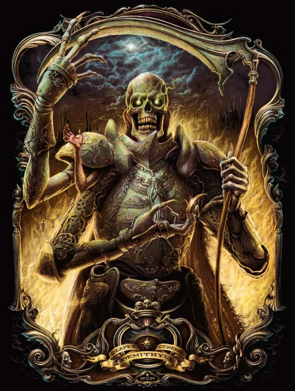 Court of the Dead - Demithyle: Reaper General Fine Art Print by N.C. Winters