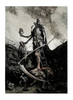 Court of the Dead - Demithyle: Exalted Reaper General Premium Art Print by Santiago Caruso