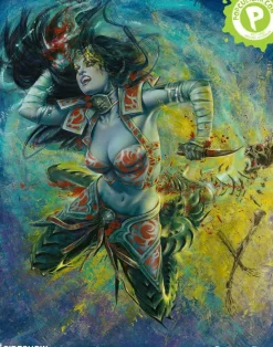 Court of the Dead - Gallevarbe: Eviscerator Art Print by Olivia De Berardinis
