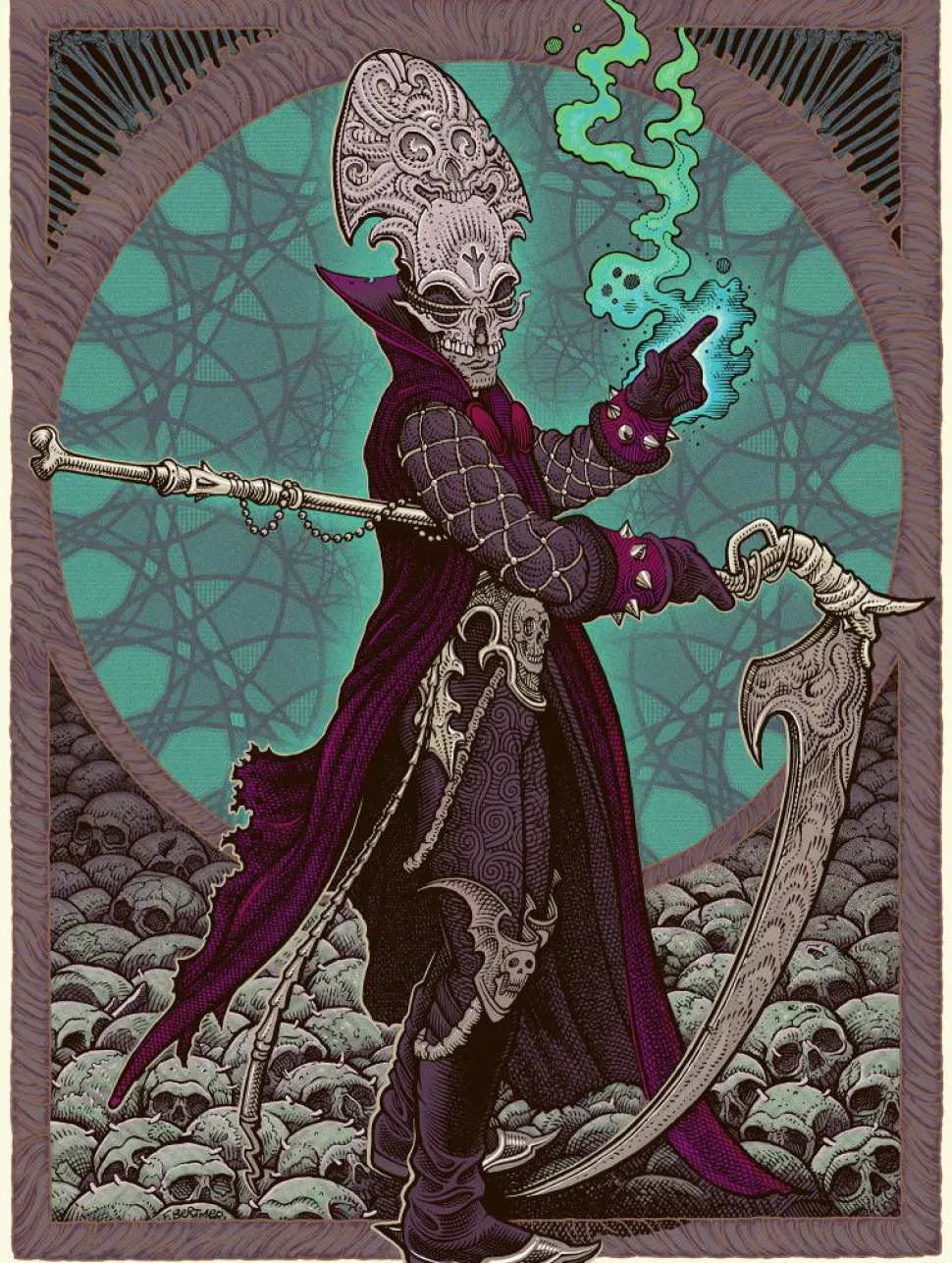 Court of the Dead - The Alltaker Fine Art Print by Florian Bertmer