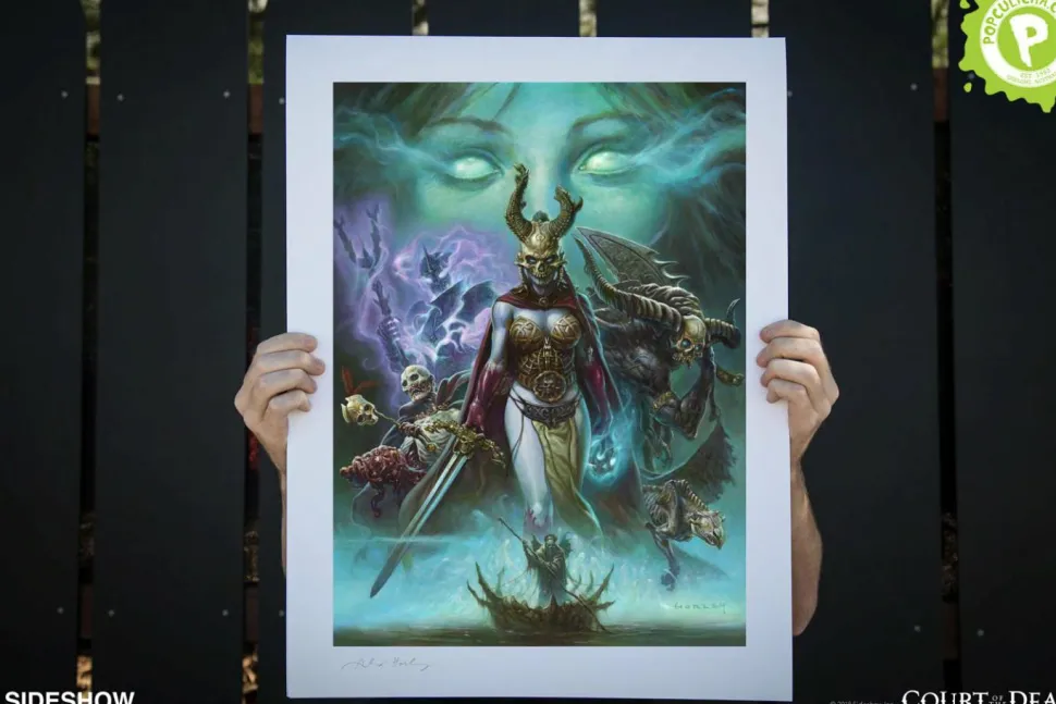Court of the Dead - The Transcendence of Spirit Premium Art Print by Alex Horley