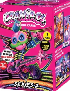 Craniacs - Series 2 Trading Cards Blaster Box (7 Packs)