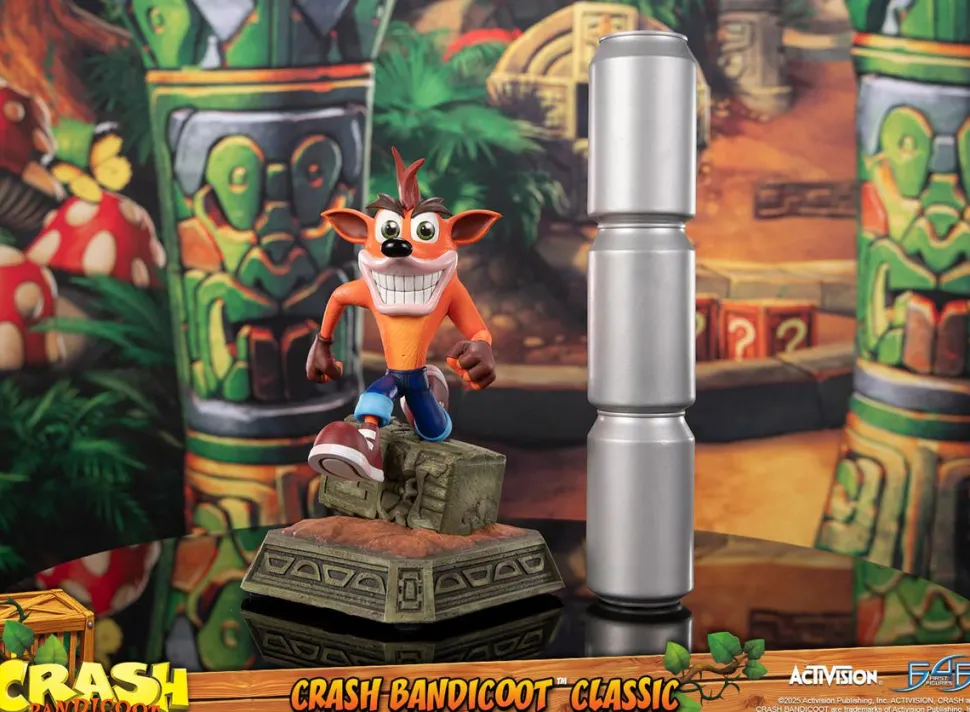 Crash Bandicoot - Crash Bandicoot Running 10” Statue