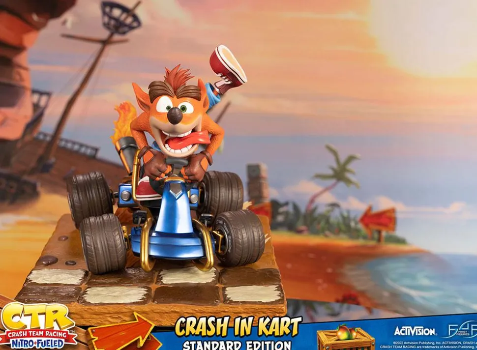 Crash Team Racing: Nitro-Fueled - Crash in Kart 12” Statue