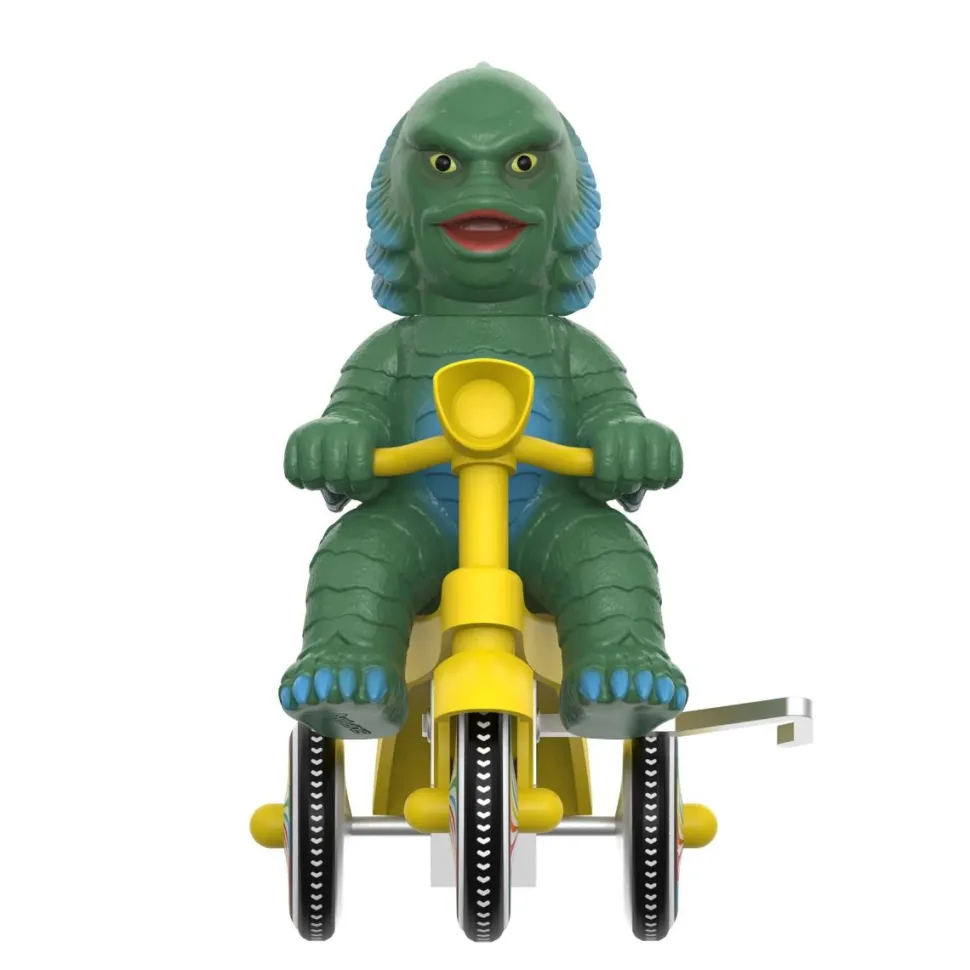 Creature from the Black Lagoon (1954) - The Creature (Dark Green with Yellow Trike) Super Cycles 5" Vinyl Figure
