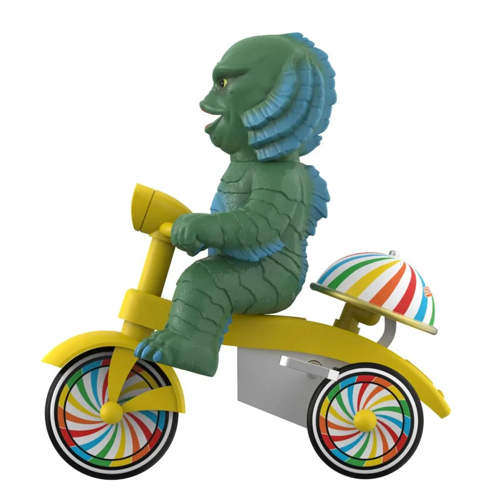 Creature from the Black Lagoon (1954) - The Creature (Dark Green with Yellow Trike) Super Cycles 5" Vinyl Figure