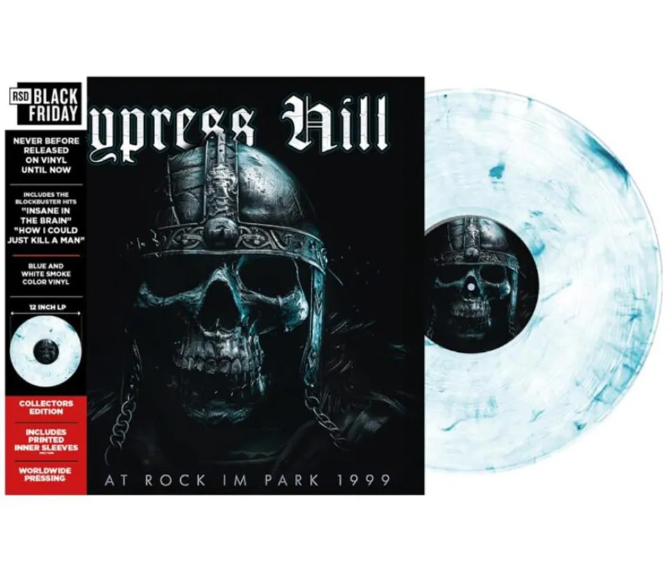 Cypress Hill - Live at Rock im Park 1999 LP Vinyl Record (2024 Record Store Day Black Friday Exclusive Blue & White "Smoke Theme" Coloured Vinyl)