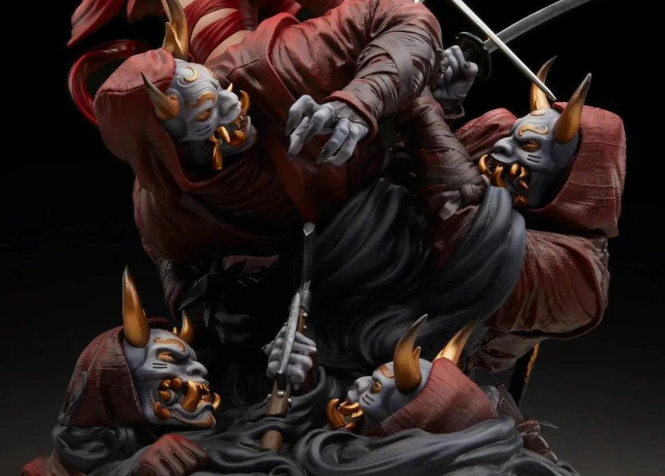 Daredevil - Elektra Natchios Premium Format Statue