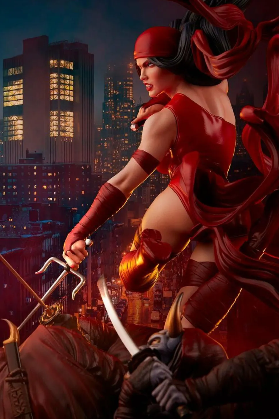 Daredevil - Elektra Natchios Premium Format Statue