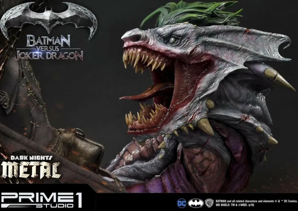 Dark Nights: Metal - Batman Versus Joker Dragon Deluxe 1/3 Scale Statue