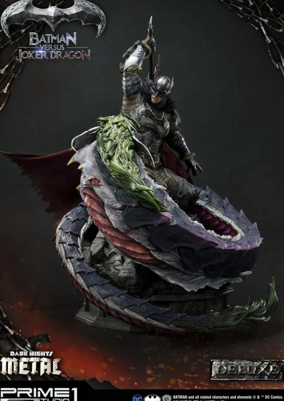 Dark Nights: Metal - Batman Versus Joker Dragon Deluxe 1/3 Scale Statue
