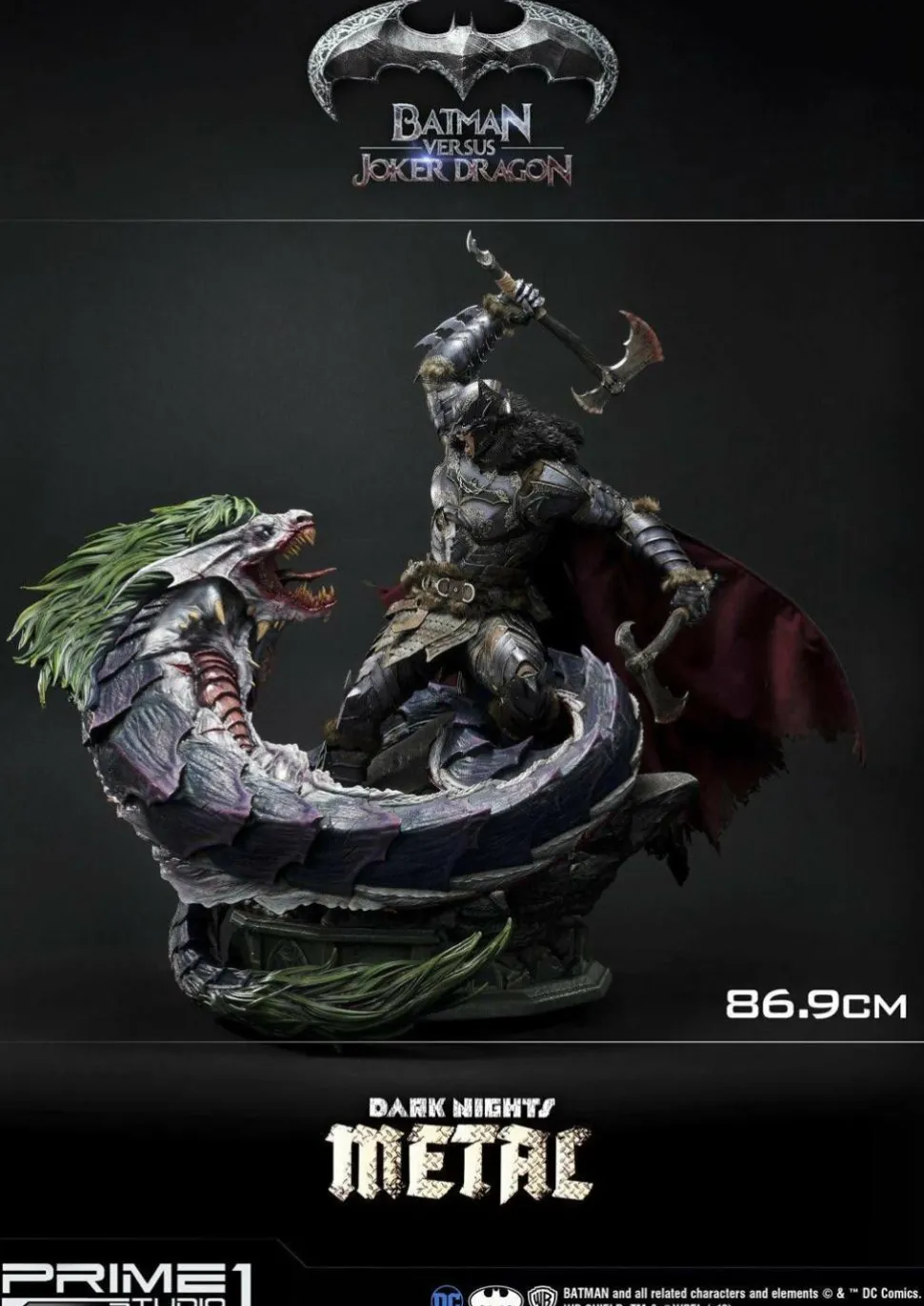 Dark Nights: Metal - Batman Versus Joker Dragon Deluxe 1/3 Scale Statue