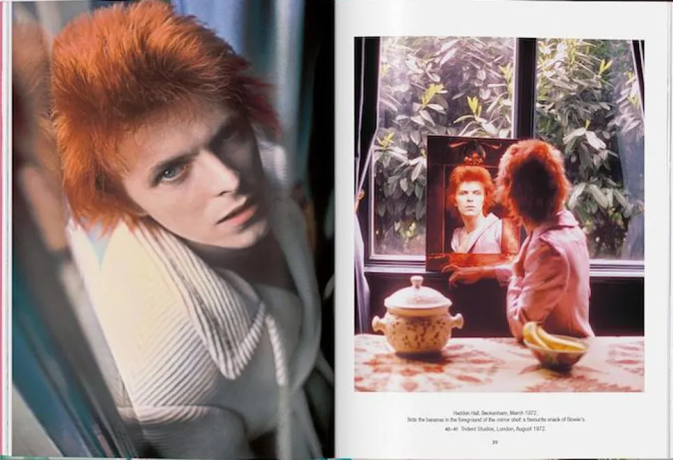 David Bowie - The Rise of David Bowie by Mick Rock Hardcover Book