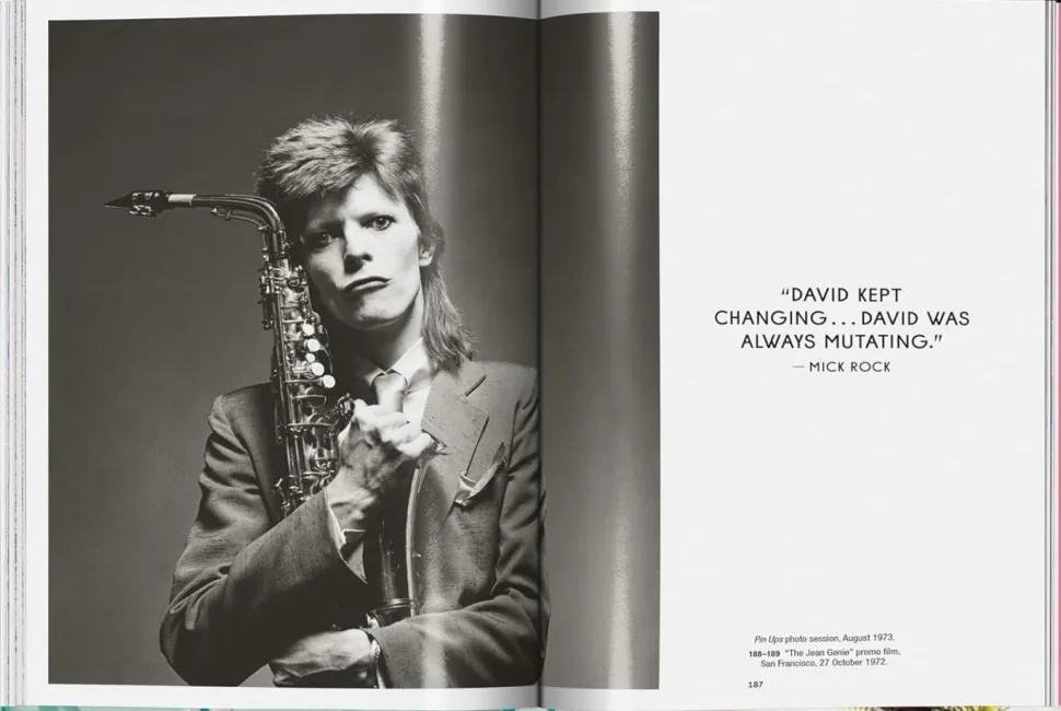 David Bowie - The Rise of David Bowie by Mick Rock Hardcover Book