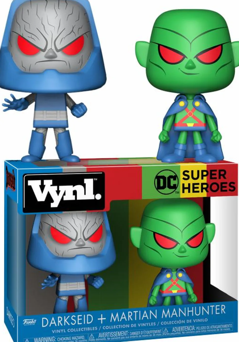 DC Comics - Martian Manhunter and Darkseid Vynl. Vinyl Figure 2-Pack
