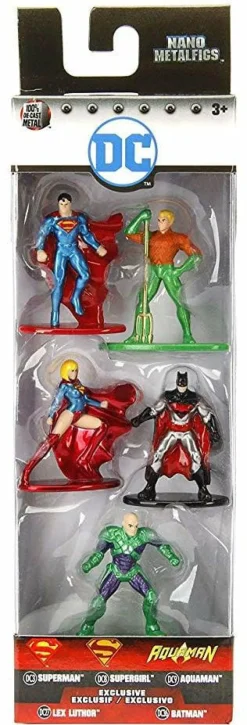 DC Comics - Rebirth & New 52 2.5” Nano Metalfigs Die-Cast Figure 5-Pack