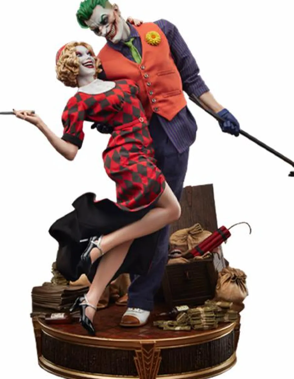 DC Comics - The Joker & Harley Quinn (Lawless Love) 1/5th Scale Diorama Statue