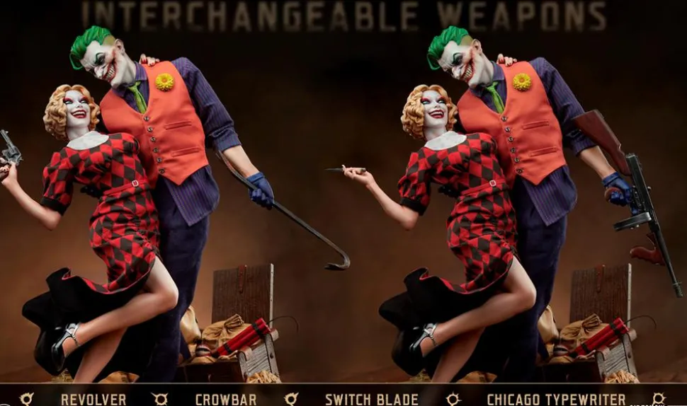 DC Comics - The Joker & Harley Quinn (Lawless Love) 1/5th Scale Diorama Statue