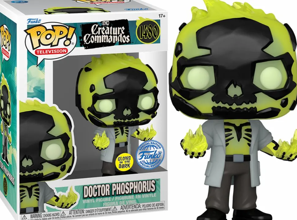 DC: Creature Commandos - Dr Phosphorous Mystery Box (Includes Dr Phosphorous & 3 Exclusive Pop! Vinyl Figures)