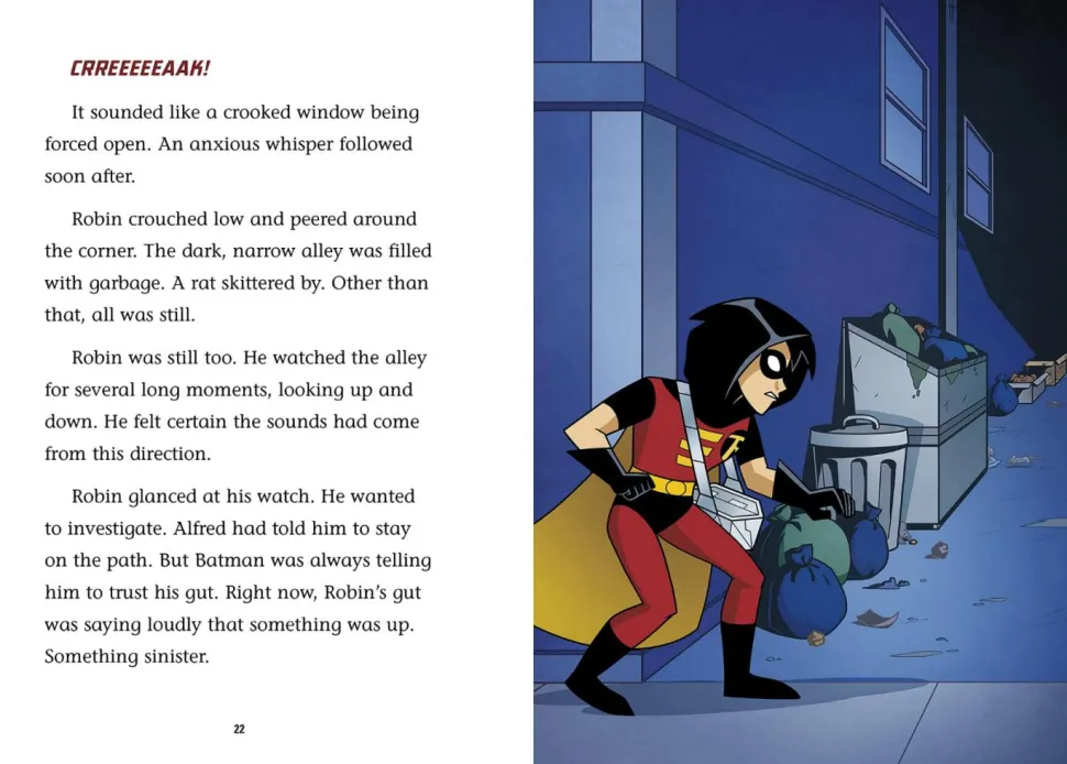 DC Super Hero Fairy Tales - Little Robin’s Fighting Hood Paperback Book