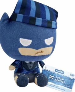 DC Super Heroes - Batman as Ebenezer Scrooge Holiday Plushies 4” Plush