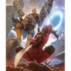 Deadpool - Deadpool & Cable Premium Art Print by Alex Garner