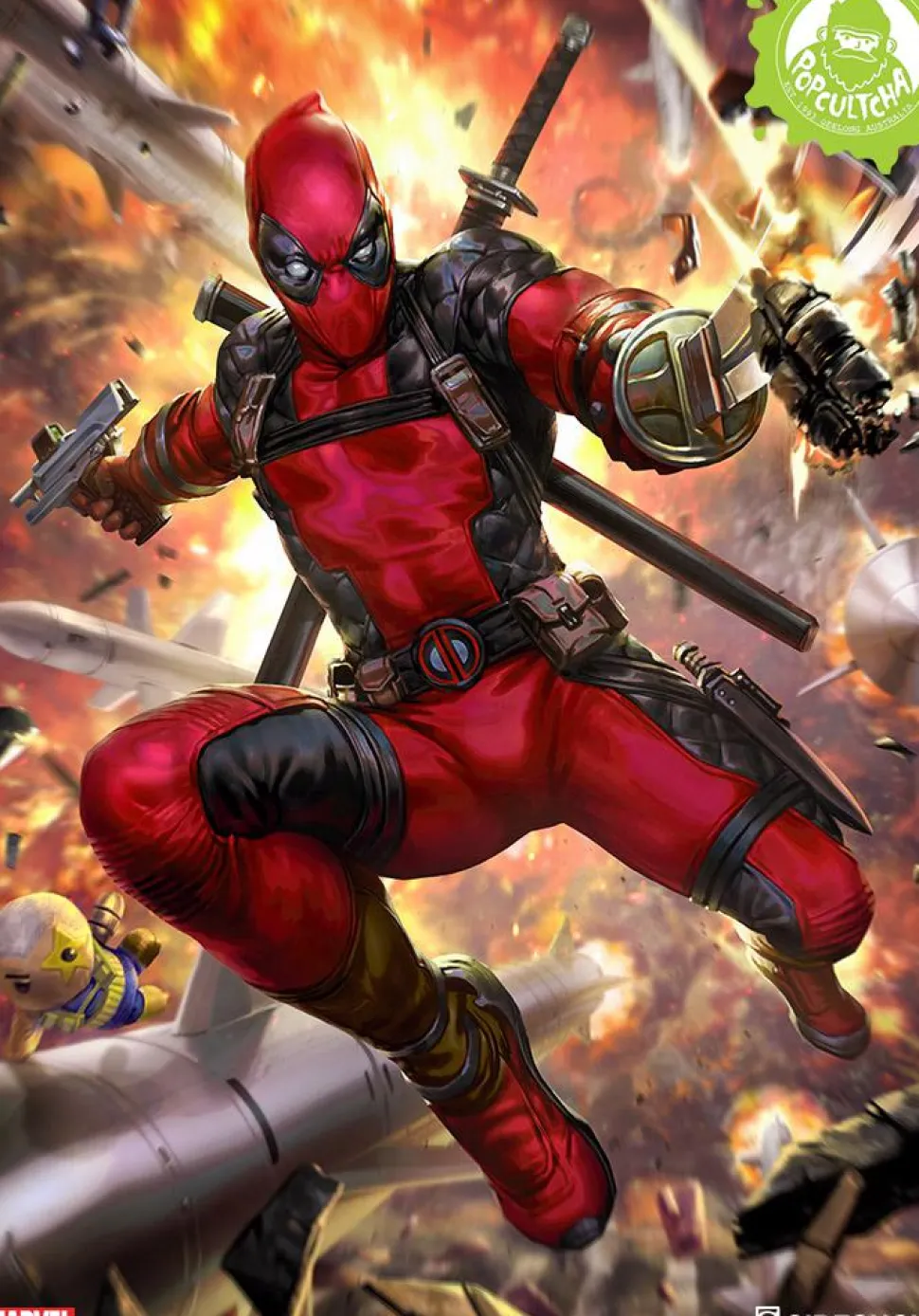 Deadpool - Deadpool: Heat-Seeker Fine Art Print by Derrick Chew