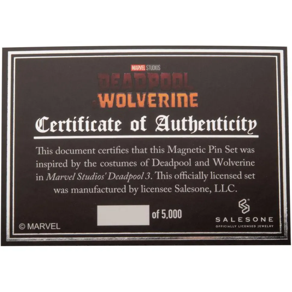 Deadpool & Wolverine (2024) - Deadpool & Wolverine's Belt Buckle Replica Pin 2-Pack