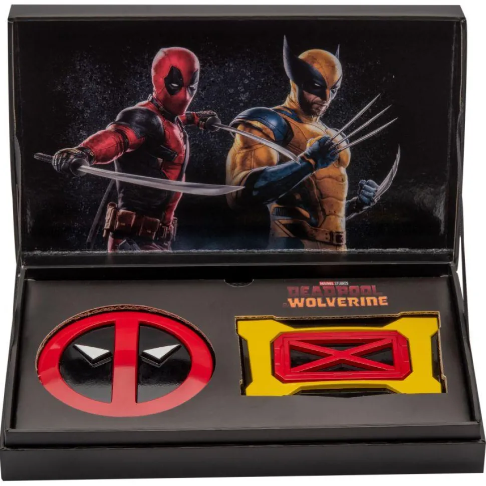 Deadpool & Wolverine (2024) - Deadpool & Wolverine's Belt Buckle Replica Pin 2-Pack