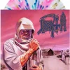 Death - Leprosy LP Vinyl Record (Pink, White and Blue Merge with Splatter Coloured Vinyl)