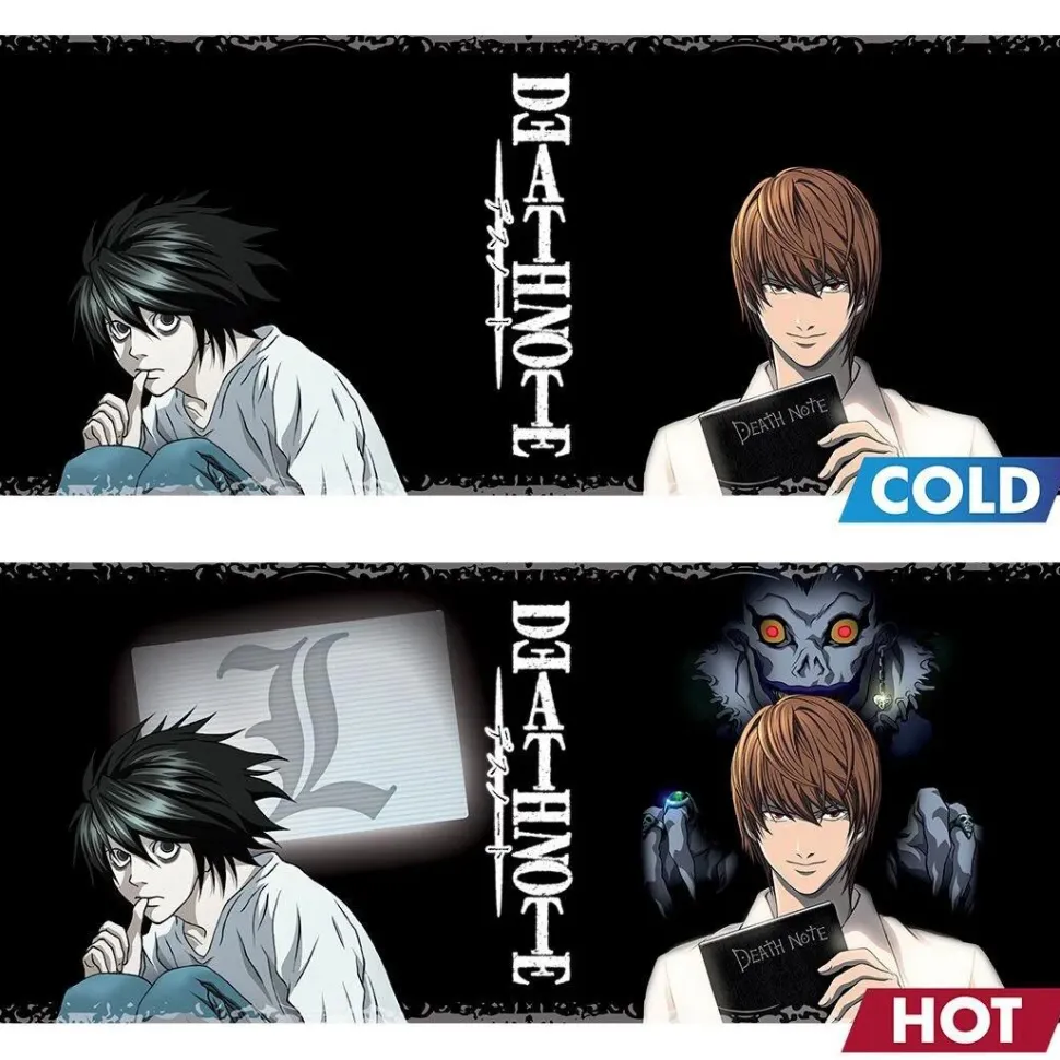 Death Note - Kira & L Heat Change Ceramic Mug