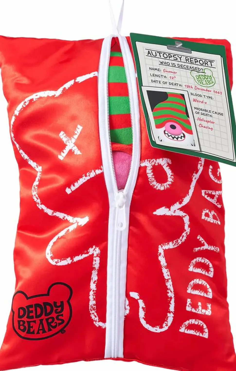 Deddy Bears - Gnomer in Body Bag Christmas Edition 12" Plush