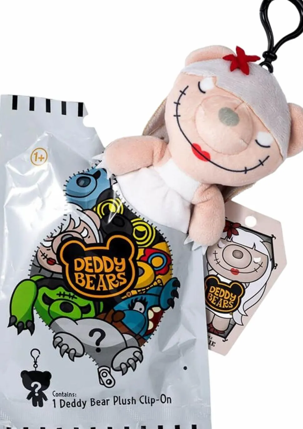Deddy Bears - Series 2 Deddy Bears Mystery Mini Blind Bag Plush Clip-On (Single Unit)