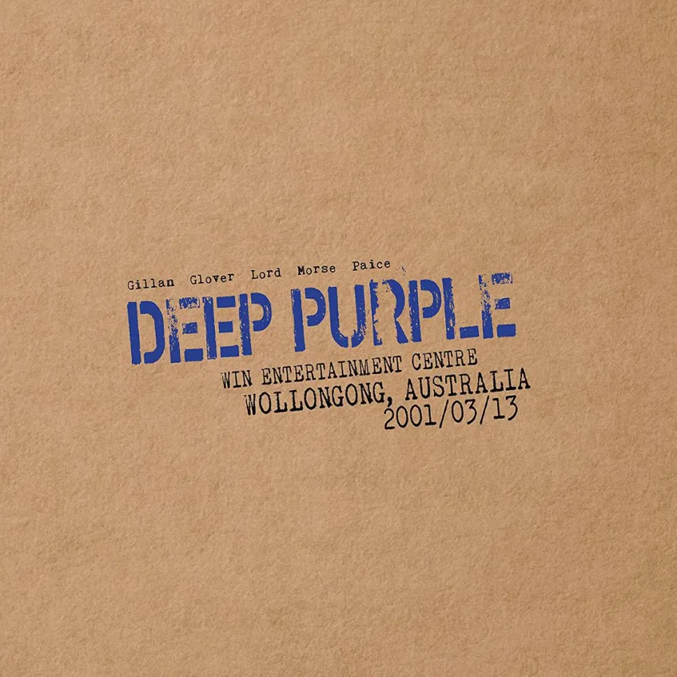 Deep Purple - Live In Wollongong 2001 3xLP Vinyl Record (Transparent Blue Coloured Vinyl)