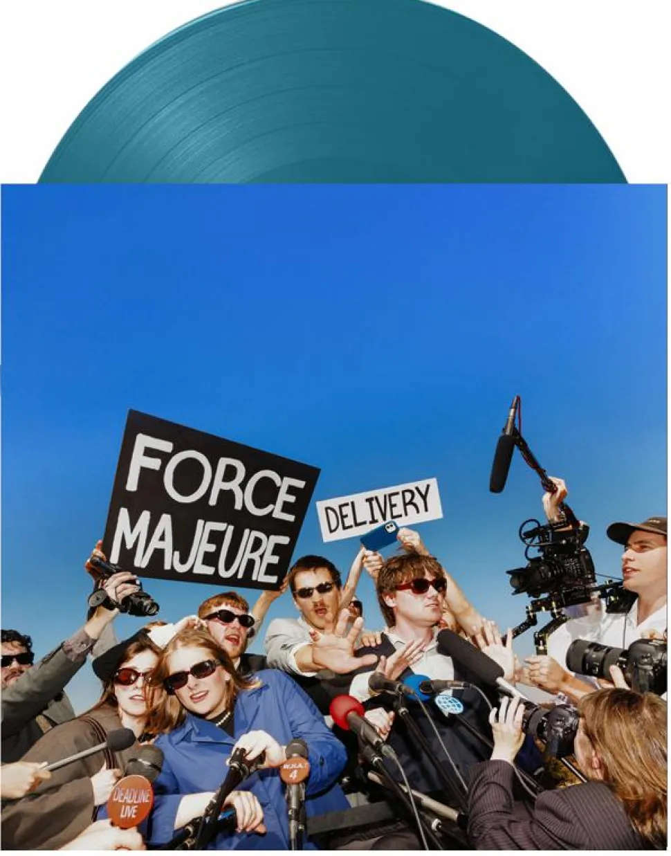 Delivery - Force Majeure LP Vinyl Record (Blue Coloured Vinyl)