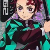 Demon Slayer - Demon Slayer x Primitive Tanjiro Kamado Rodriguez 8.25” Skateboard Deck (Deck Only)
