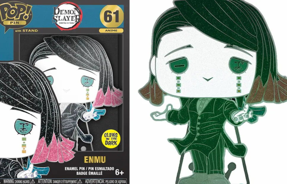 Demon Slayer - Enmu Glow-in-the-Dark 4" Pop! Enamel Pin