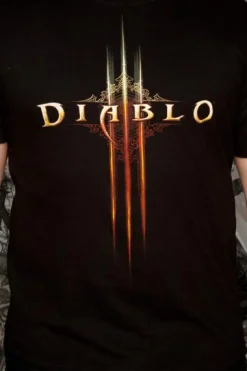 Diablo 3 - Logo Black Male T-Shirt (Regular)
