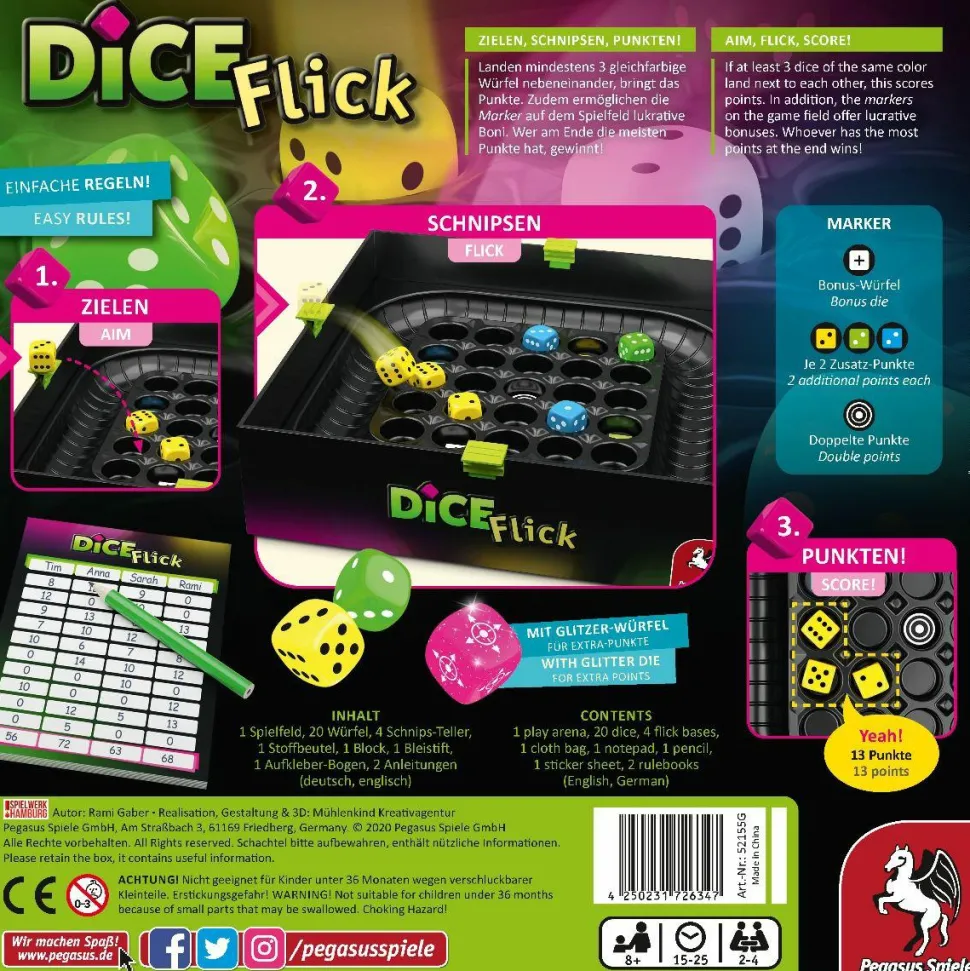Dice Flick - Board Game