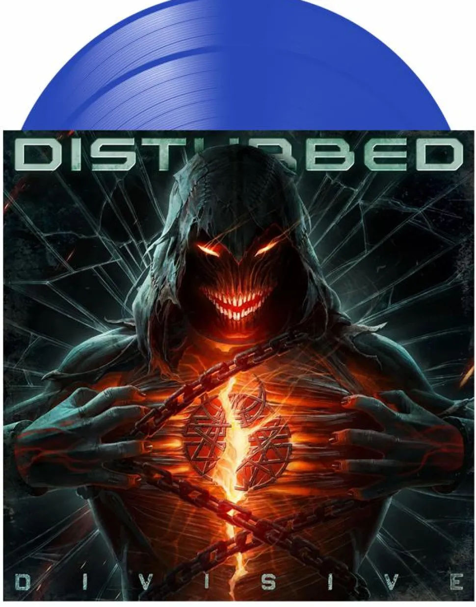 Disturbed - Divisive LP Vinyl Record (Blue Coloured Vinyl)