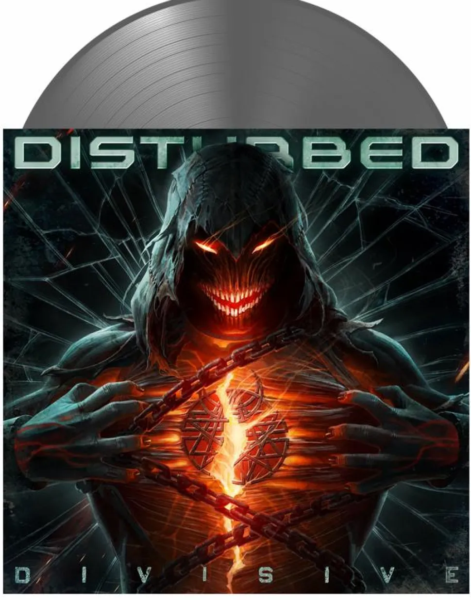 Disturbed - Divisive LP Vinyl Record (Silver Coloured Vinyl)