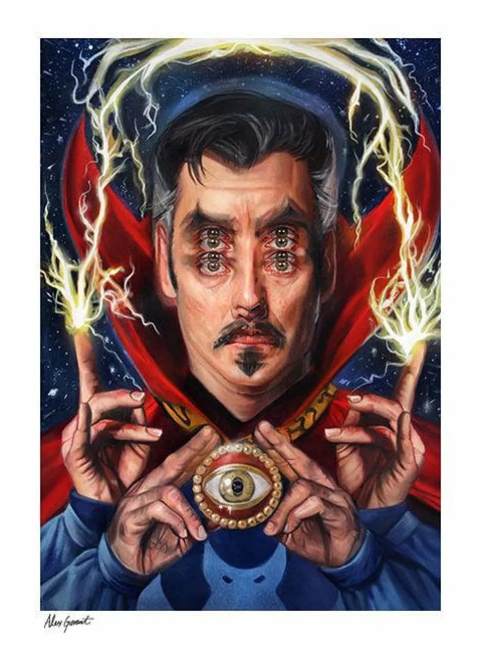 Doctor Strange - Doctor Strange: Open Your Eyes Fine Art Print by Alex Garant