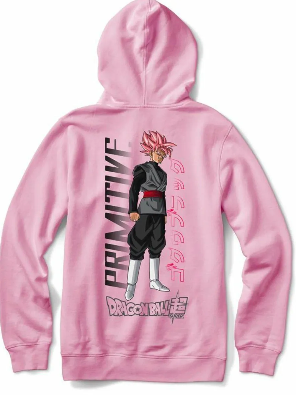 Dragon Ball Super - DBS x Primitive Super Saiyan Rose Goku Pink Sweatshirt Hoodie