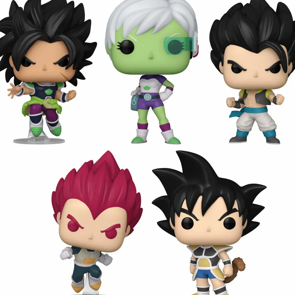 Dragon Ball Super: Broly - The Greatest Enemy, Saiyan Pop! Vinyl Bundle (Set of 5)